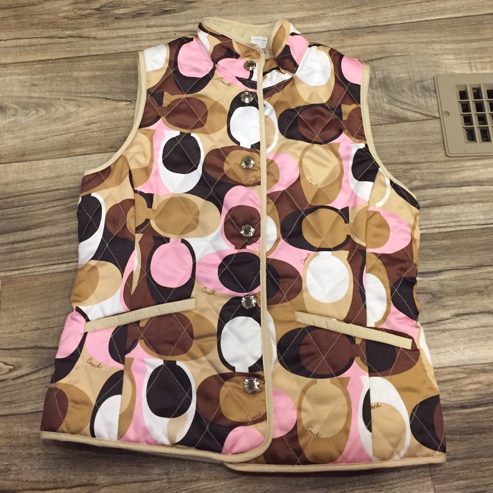 COPY - Brand new coach reversible ski vest